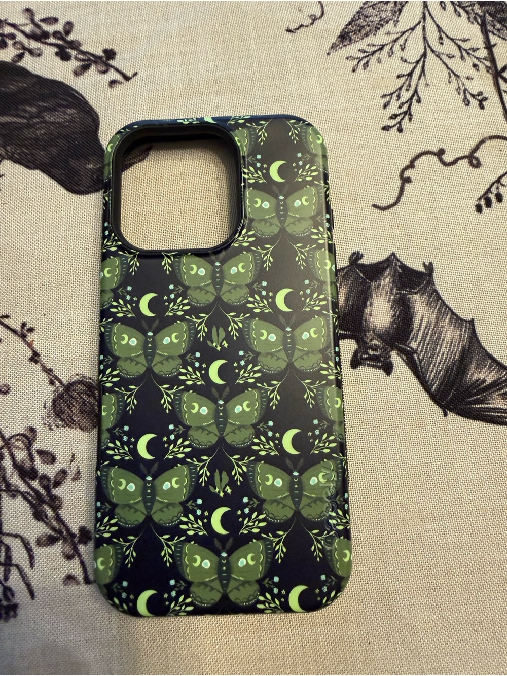 Casely IPhone 16 Pro Moth & Crescent Moon Case